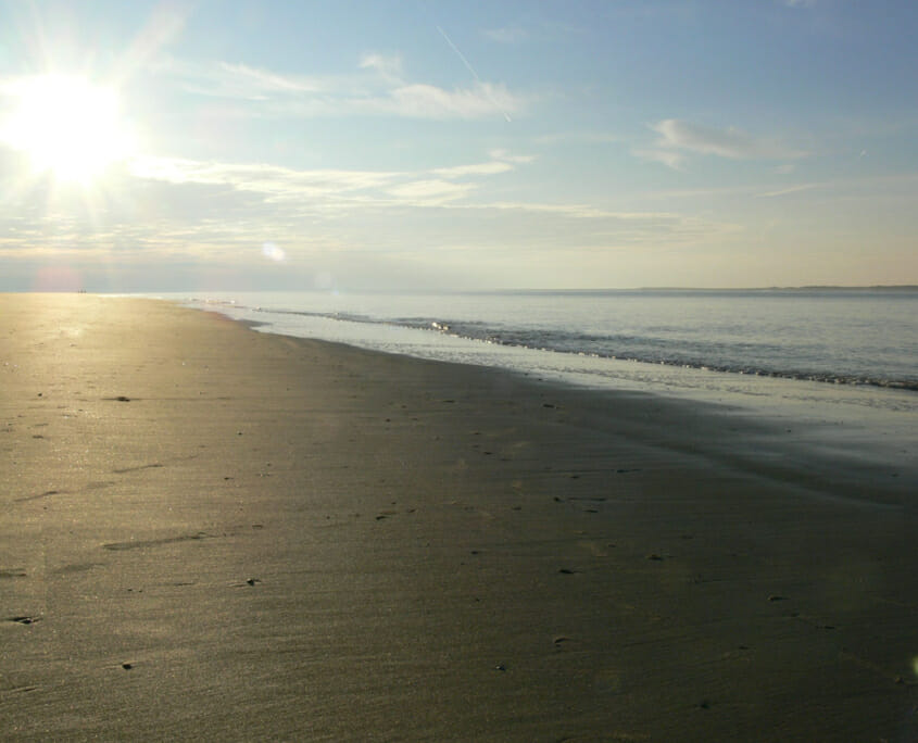 Strand von Langeoog mit Nordsee